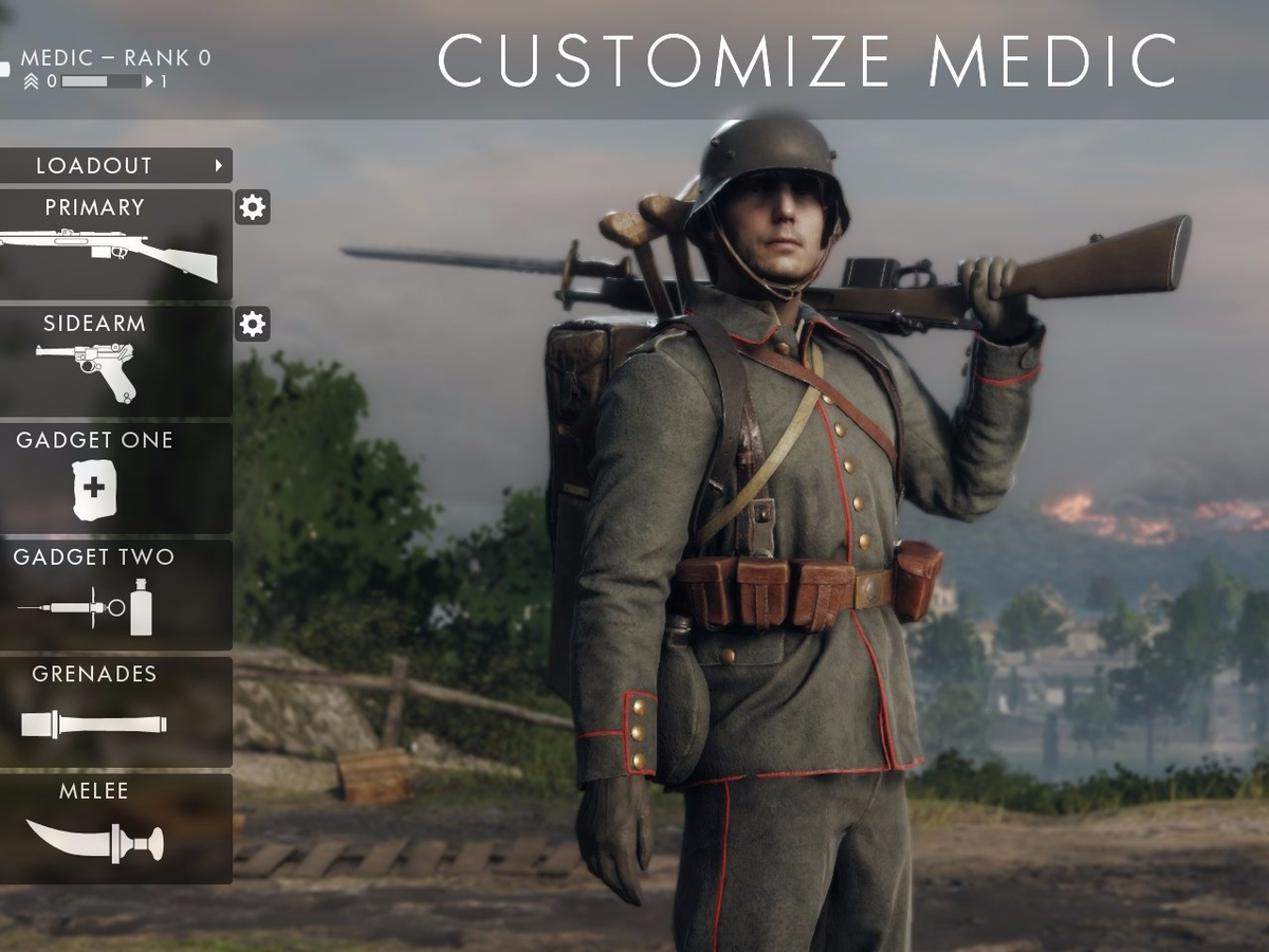 Battlefield 1 Medic Class loadouts and strategies - Rifles, Syringes,  Grenade Launchers and more